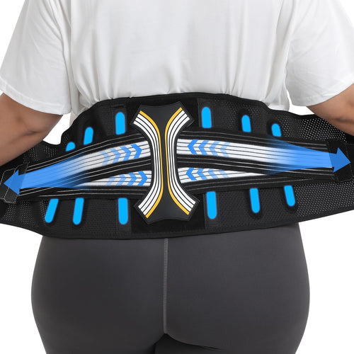 DIKEXI Lumbar Support Belt - Lower Back Pain Relief for Men & Women